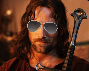 One does not simply wear ray ban into Mordor