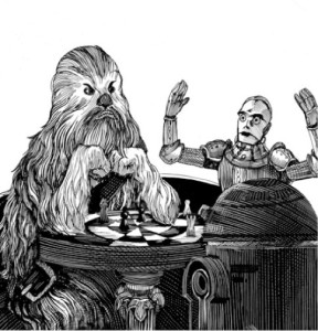 As it is said: black holes are worth thy fear,/ But fear thou more a Wookiee's deadly wrath.