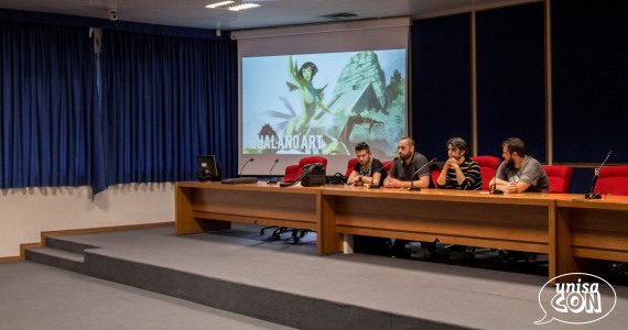 La conferenza della Scuola del Fumetto di Salerno moderata da noi isolani!