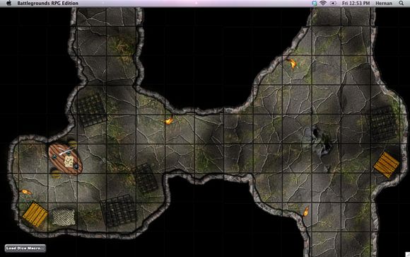 Mappa composta con tiles free su Battlegrounds RPG (tutti i diritti riservati)