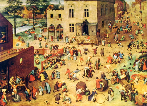 Giochi di Bambini, certo la più famosa opera di Bruegel