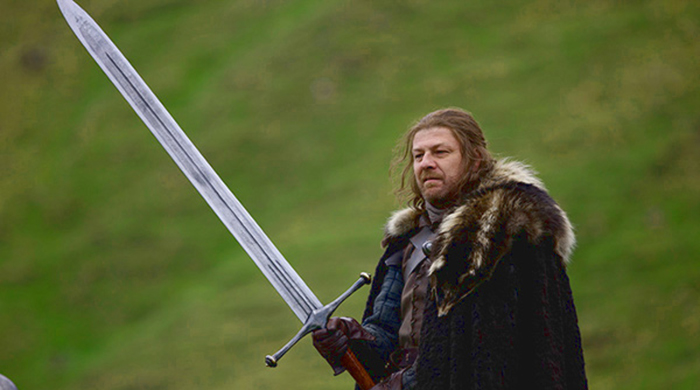 ned stark, ghiaccio