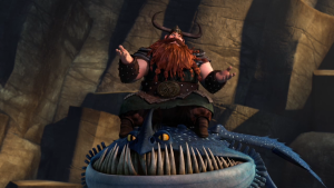 Il drago del papà di Hiccup si chiama Thornado...indovinate il perché 