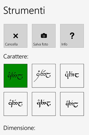 Tengwar Touch language